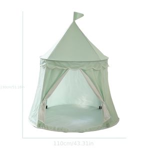 Grande yourte mongole vert clair, tente pour enfants, décoration intérieure unisexe, maison de jeu pour bébé, tentes pour enfants, jouet pour enfants - Product Image 3