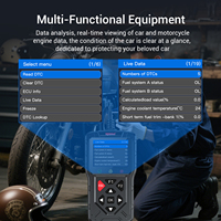 Herramienta de Diagnóstico Universal para Automóviles TOPDIAG M60, Lector de Códigos de Error del Motor, Reinicio de ECU, Escáner OBD para Motocicletas