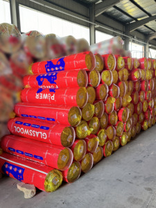 ฉนวนกันความร้อนอะคูสติกไฟเบอร์กลาส <span class=keywords><strong>MBI</strong></span> R11 R13 R15 R19 R20 ไมโครไฟเบอร์ใยแก้วม้วน อลูมิเนียมฟอยล์ ไวนิลสีขาว - Product Image 5