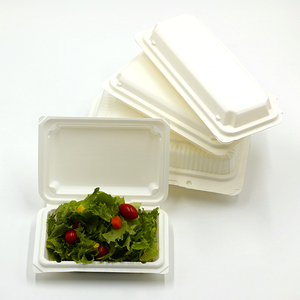 Restaurante chino dim <span class=keywords><strong>sum</strong></span> para llevar con bisagras de empaquetado biodegradable caja de comida - Product Image 6