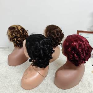 Promotion Letsfly : Perruques sans colle à dentelle transparente, ondulations lâches, 10, 12, 14, 16 pouces, perruques frontales 13x4 en dentelle, 100% cheveux humains, vente en gros - Product Image 1