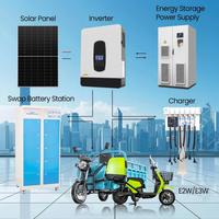 Armoire de remplacement de batteries de voitures électriques d'extérieur, étanche, anti-poussière, durable, en acier au carbone, identifie automatiquement la batterie