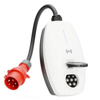 EVwallbox 16a 11kw Niveau 2 Chargeur rapide domestique AC Mini Wallbox Station de recharge pour véhicules électriques Type 2