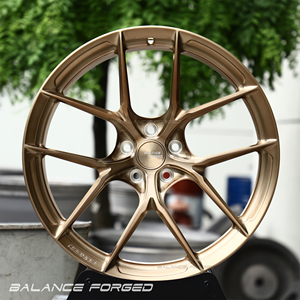 ล้ออัลลอยด์ฟอร์จ 6061-T6 น้ำหนักเบาพิเศษ ดีไซน์ใหม่ สีบรอนซ์ขัดเงา ขนาด 17 18 19 20 21 22 23 <span class=keywords><strong>24</strong></span> นิ้ว  รองรับ PCD DB ET  แบบกำหนดเอง สำหรับ P101sc - Product Image 3
