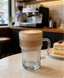 Gobelet à boire esthétique moderne de 500 ml avec poignée, gobelets portables en PC de qualité alimentaire, écologiques, pour les fêtes, isolation thermique - Product Image 6