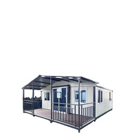 HYDH Maison mobile conteneur pliable 20 pieds, design rustique, extensible, panneau sandwich respirant, garantie 1 an, mobile