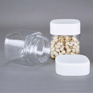 Bình Lọ Vuông Nhựa PET Trong Suốt 180 ML Bình Đựng Rỗng Hộp Đựng Bình Đựng Lon Có Nắp Vặn Màu Đen - Product Image 2