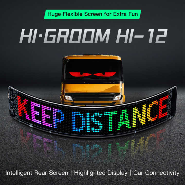 LOY Dynamic Devil Eye Led Flexible Display Screen Sign Board Led Light ...