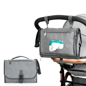 Eco 친절한 아기 방수 변화 패드 남녀 공통 휴대용 변화 테이블 패드 아기를 위한 Foldable 아기 기저귀 클러치 변화 매트
