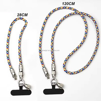 Cable de carga para teléfono móvil de 65w 2 en 1, de aleación de zinc, con correa trenzada para teléfono Samsung.