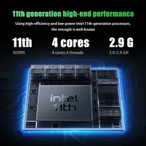 Nouvel ordinateur portable fin avec clavier rétroéclairé, Celeron N5095, 15,6 pouces, 16 Go de RAM, 512 Go de SSD, ordinateur portable portable, PC OEM fin - Product Image 6