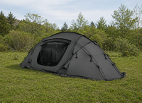 Grande tente de camping familiale pour 16 personnes, 4 saisons, tente tunnel imperméable pour expéditions hivernales, base-camp, 4 entrées, logo personnalisé OEM