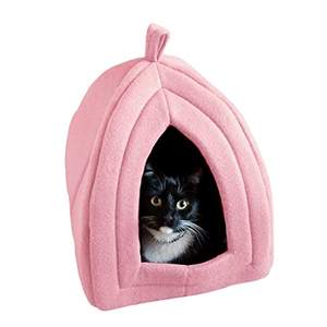 Material personalizado acogedor cálido gato cama casa gato casa lavable mascota suave cueva Perrera Perros cómodo perro nido refugio perrera - Product Image 5