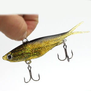 Leurre de pêche à tête plombée, appât souple <span class=keywords><strong>en</strong></span> <span class=keywords><strong>plastique</strong></span> souple à queue de fourche pour plongée profonde, 9.5cm, 20g - Product Image 4