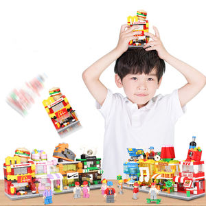 Jouets de construction pour enfants, <span class=keywords><strong>maison</strong></span> de ville à prix raisonnable, jouets de construction pour enfants, blocs et jouets de construction de modèles - Product Image 4