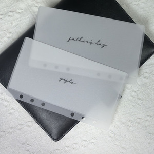 Cá nhân loại chữ thảo phông chữ tiền mặt nhồi tiền tiết kiệm Refill Matte A6 ngân sách phong bì nộp hồ sơ Túi vellum tiền mặt phong bì - Product Image 3