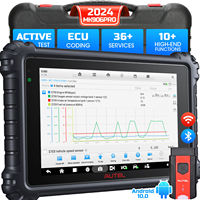 Alat Pemindai Diagnostik Mobil MK906 Pro 12V Semua Model OBD Reader Android 10.0 4GB 128GB Baterai 11600mAh Wifi USB AUTEL OBD2