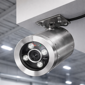 Patlamaya Dayanıklı Endüstriyel Kutu Kamera, Gece Görüşlü, ATEX Sertifikalı, Petrol ve Gaz Üretim Alanları için, IP67 Paslanmaz Çelik - Product Image 2