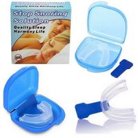 Juego de 3 Protectores Bucales Anti Ronquidos de Silicona, Ayuda para Dormir, Protección Dental, Alivio del Bruxismo Nocturno, Silencioso