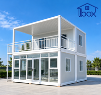 Maison mobile modulaire préfabriquée, conteneur détachable pour l'hébergement des travailleurs