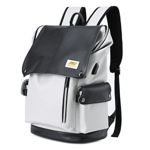 <span class=keywords><strong>Sac</strong></span> à dos en <span class=keywords><strong>cuir</strong></span> imperméable de haute qualité avec logo personnalisé, chargement USB, pour ordinateur <span class=keywords><strong>portable</strong></span>, pour hommes et femmes - Product Image 1