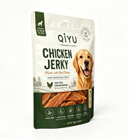 Sachet d'emballage personnalisé haut de gamme pour friandises pour animaux de compagnie, pochette refermable pour collations pour chiens, emballage souple imprimé mat