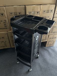 BLISSLIFE alat penata rambut, troli emas asisten penata rambut <span class=keywords><strong>Salon</strong></span> tata rambut dengan roda Universal bebas kusut - Product Image 2