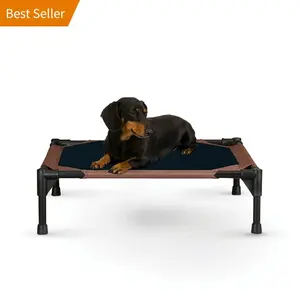 Tùy Chỉnh Không Thể Phá Hủy Reversible Washable Thiết Kế Ngoài Trời Bán Buôn Sang Trọng Êm Dịu Nâng Cao Dog Bed