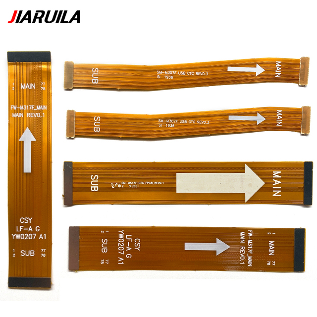 Flex Cables for Mobile Parts Motherboard Connector for Samsung M21 M31 M32 M51 Main Flex Cable Phone Spare Parts Repair