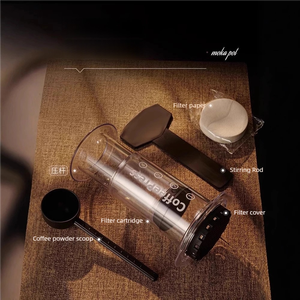 <span class=keywords><strong>Aeropress</strong></span>, <span class=keywords><strong>Cafetera</strong></span> Francesa Ecológica para Espresso y Café Helado, Extractor de Presión Portátil y Compacto para Acampar al Aire Libre - Product Image 4