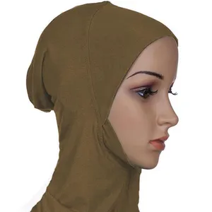 Factory supply Jersey Cotton Ninja with chin cover soft comfortable inner ninja islamic neck cover headscarf