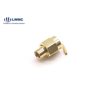 Conector de soldadura macho/hembra SMA de alto rendimiento para cable 141, conector coaxial RF (18 GHz)