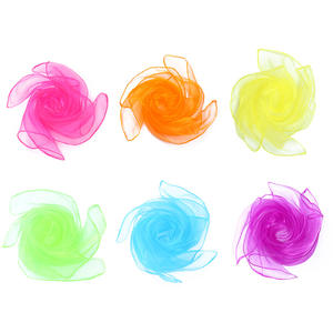 Usine en gros carré écharpe de jonglage pour enfants écharpe de danse pour tours de <span class=keywords><strong>magie</strong></span> accessoires de Performance accessoires écharpe - Product Image 4