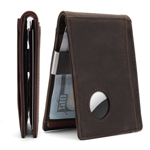 Men's Genuine Leather <b>Wallet</b> Coffee Brown Multifunctional <b>Card</b> <b>Holder</b> Everyday Use - Product Image 1