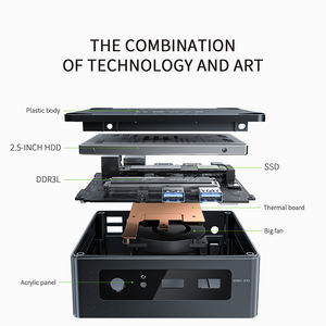Beelink GK35 <span class=keywords><strong>J3455</strong></span> Intel มินิพีซี8G 256G Wins10 64Bit แล็ปท็อปคอมพิวเตอร์ตั้งโต๊ะสำหรับอุตสาหกรรมธนาคารสำนักงานเกมแท็บเล็ต - Product Image 4