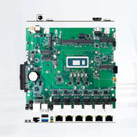 Carte mère intégrée Intel I5 1235U avec 6 ports LAN 2,5 Gbps, DDR4 max 32 Go pour routeur logiciel, serveur, passerelle, pare-feu