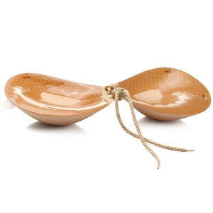 Soutien-gorge adhésif à cordon de serrage pour robes de mariée, cache-tétons invisibles en silicone sexy, anti-affaissement, anti-transparence, effet push-up - Product Image 3