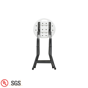 Precio de fábrica Taburete plegable barato Taburete de Bar plegable de plástico portátil blanco para fiesta al aire libre - Product Image 4