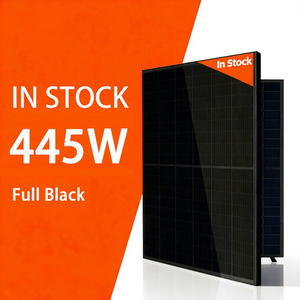 Module Solaire Bifacial 445W Noir Intégral à Demi-Cellules Double Verre Type N Haute Efficacité Garantie 30 Ans Stock US - Product Image 1