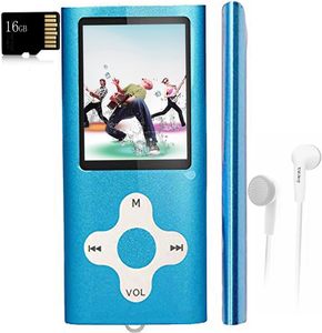 Tùy chỉnh mp3 mp4 âm nhạc Máy nghe nhạc với màu xanh răng 5.2 HIFI âm thanh Shuffle vòng lặp đơn FM Đài phát thanh được xây dựng trong loa ghi âm giọng nói - Product Image 1