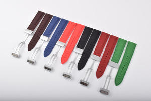 Bracelets de montre en silicone simili cuir pour Samsung Huawei et montres universelles de 22 mm, boucle magnétique à dégagement rapide - Product Image 4