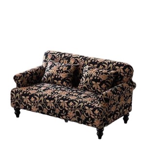 โซฟาอเมริกันเรโทรลายดอกไม้รูปตัวยูบุผ้าหุ้มพร้อมไส้โฟมสำหรับใช้ในห้องนั่งเล่นที่บ้าน - Product Image 5