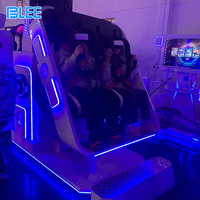 Popular Simulador Giratorio de 360 Grados con 2 Sillas de Montaña Rusa 9D VR Máquina de Realidad Virtual 9D en Venta
