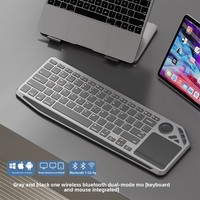 Nouveau design 98 touches clavier et souris sans fil Bluetooth pour ordinateur portable iPad tablette pavé tactile 2 en 1 clavier et souris intégrés