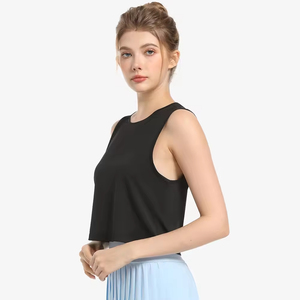 Camiseta Deportiva para Mujer con Logotipo Personalizado al por Mayor, Top Corto para Correr, Gimnasio, Trotar, Deportes, Cómodo y Transpirable - Product Image 2