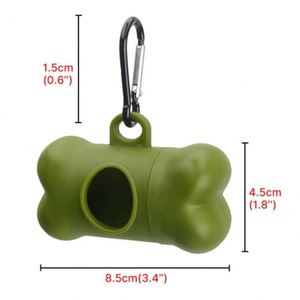 Accessoires de nettoyage pour animaux de compagnie : Pelle à déjections canines en plastique, boîte à déchets, sacs à déjections épaissis portables et distributeur de sacs à déjections - Product Image 3
