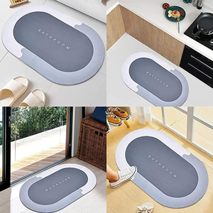 Super <b>Absorbent</b> Diatom Mud Floor <b>Mat</b> Reusable Bathroom Rug Non-slip <b>Water</b> Absorbing <b>Mat</b> - Product Image 4