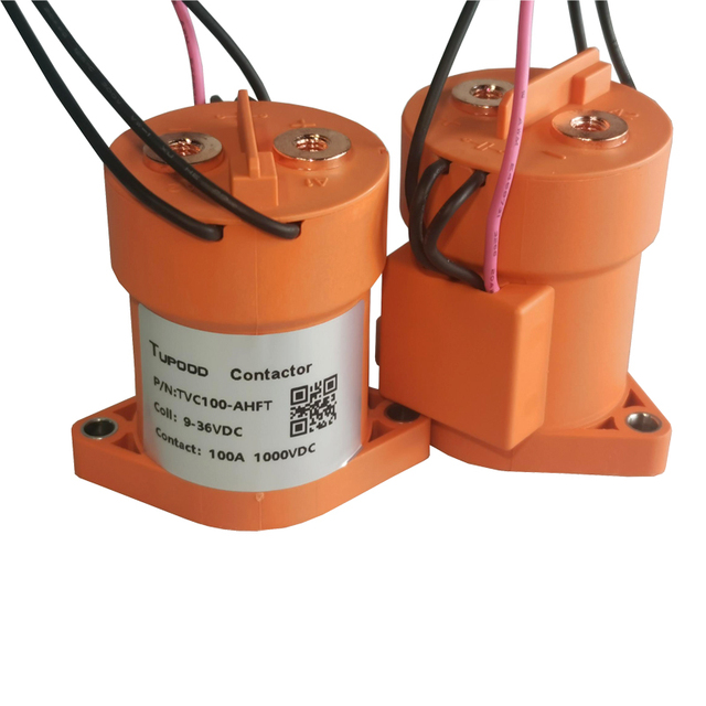 High Voltage DC Contactors 12-24V Coil 100A 200A 250A 300A 400A 500A Direct Current Relay for for Charging Piles