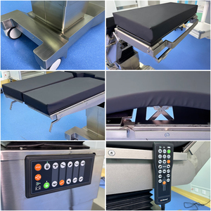 Mesa de Operaciones Hidráulica con Sistema de Bloqueo Central, Ruedas Grandes, para Hospital y Clínica, Certificación CE ISO13485, Precio de Fábrica - Product Image 3