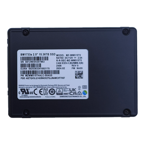 原装BM1733a 15.36tb适用于MZ-WM515T0 U.2 PCIe3.0新2.5英寸外部固态硬盘NVMe服务器写入密集型磁盘中国制造 - Product Image 1